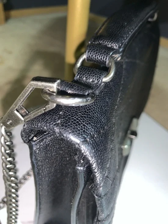 Rebecca Minkoff Black Quilted Crossbody with Silver Hardware - Picture 5 of 13